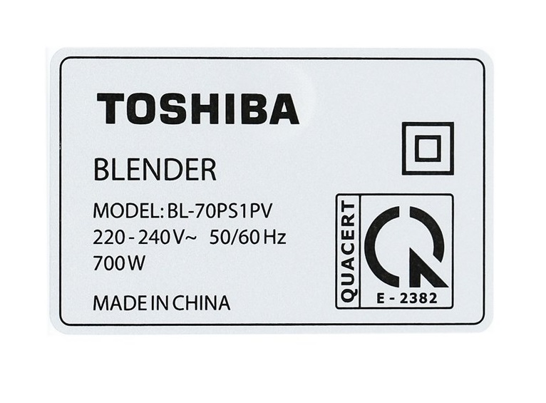 Máy xay sinh tố Toshiba BL-70PS1PV - Ảnh 10