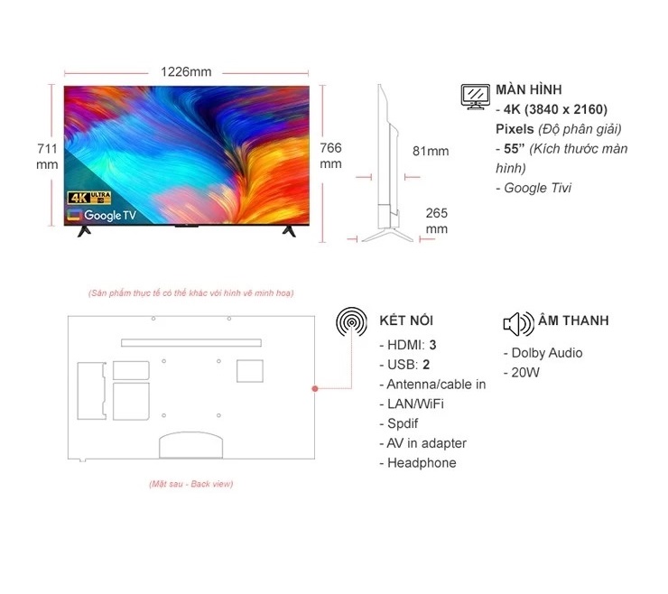 Smart Tivi LG AI Full HD 43 Inch 43LB6550PSA - Ảnh 4