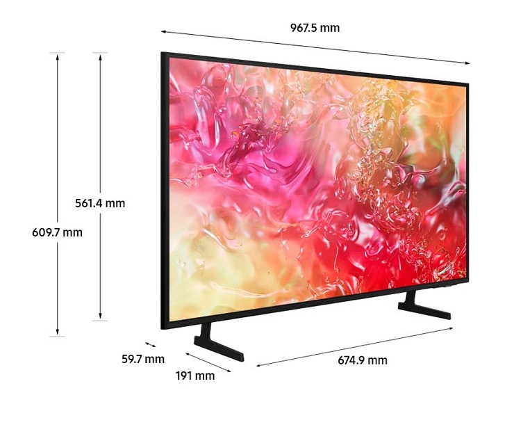 Smart Tivi Crystal UHD Samsung 4K 43 inch UA43DU7000 - Ảnh 4
